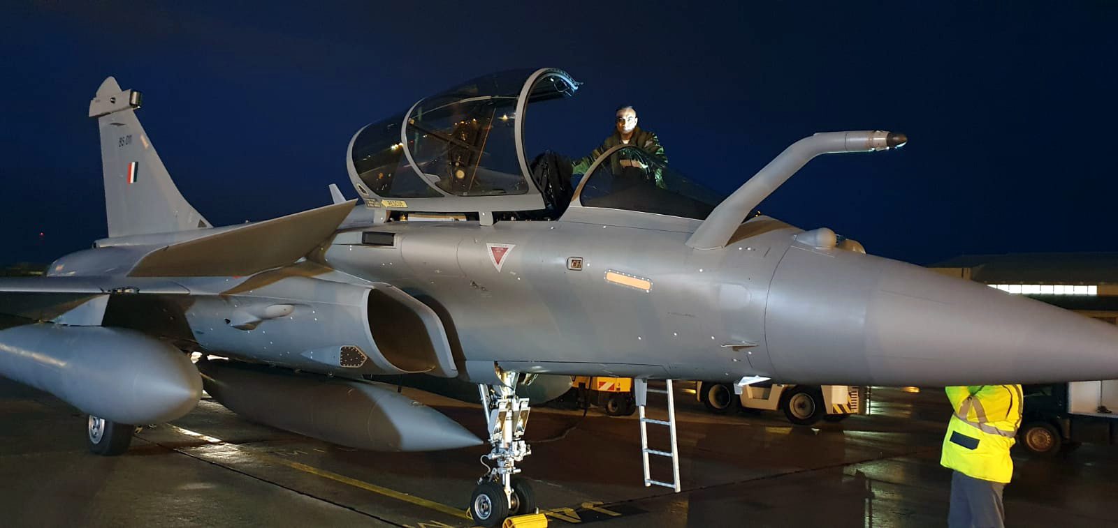 The 3rd batch of 3 Rafale aircrafts landed at an IAF base in New Delhi late on Wednesday