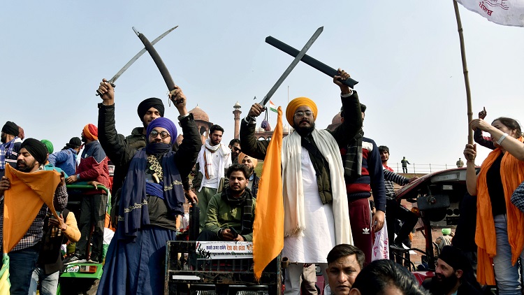 Anti-India elements took over the Red Fort on January 26, India's Republic Day, in the garb of farmer protesters and hoisted a religious flag after injuring over 400 policemen