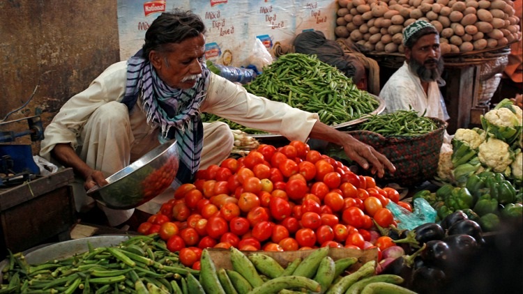 A vendor in Lahore