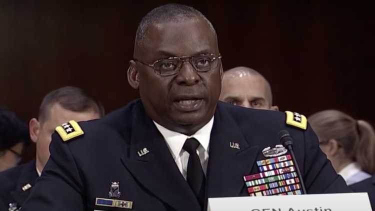 US secretary of Defence General Llyod Austin