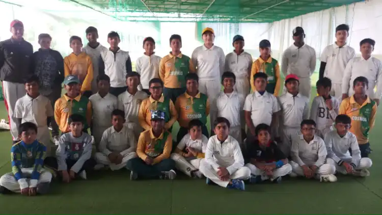 Feroze Khan with his players