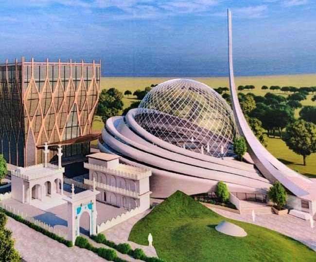 A blueprint of Dhanipur mosque complex