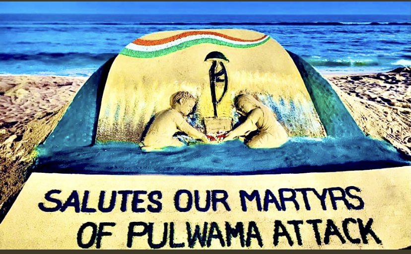 Sudarshan Pattanik's tribute to Pulwama martyrs