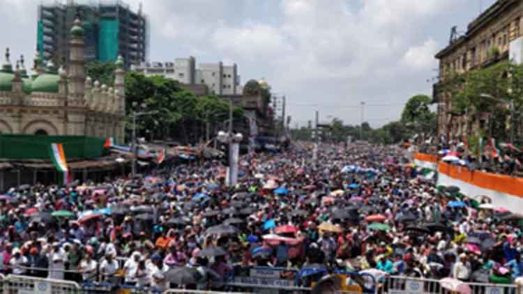 Trinmool Congress (TMC) rally in West bengal