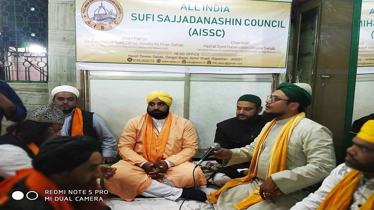 Chairman AISSC Syed Naseruddin Chishty holding a meeting