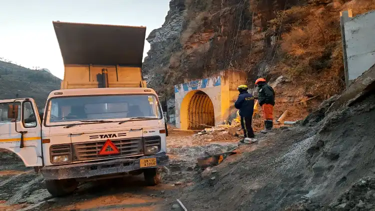 Rescue operation at Tapovan Tunnel
