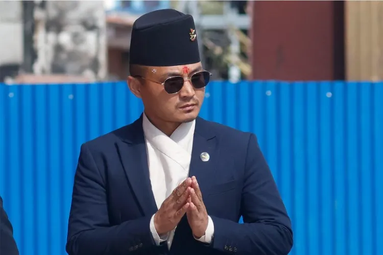 Nepal's Home Minister, Sudan Gurung