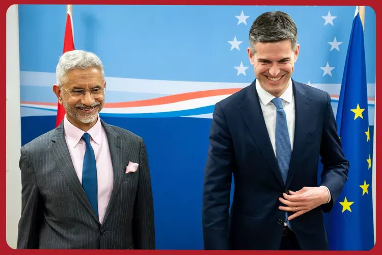 External Affairs Minister S Jaishankar with Netherlands Foreign Minister Tom Berendsen 
