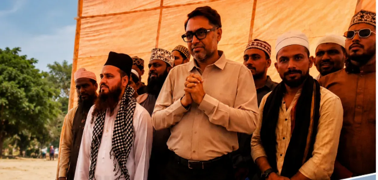RS Baath with local Muslims