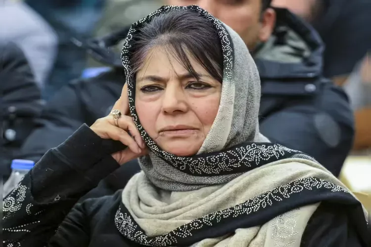 PDP president Mehbooba Mufti