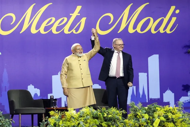 Prime Minister Narendra Modi and Australian Prime Minister Anthony Albanese