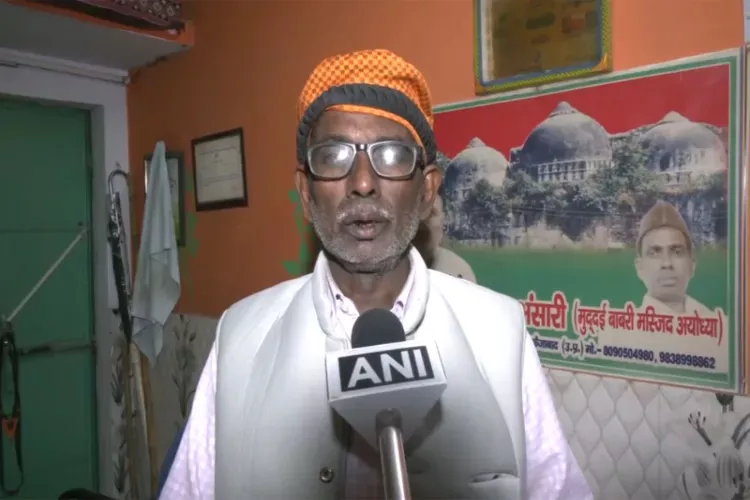 Former plaintiff in the Babri Masjid-Ram Janmabhoomi case Iqbal Ansari 