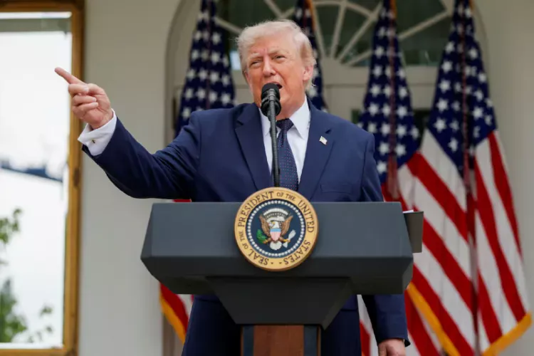 US President Donald Trump 