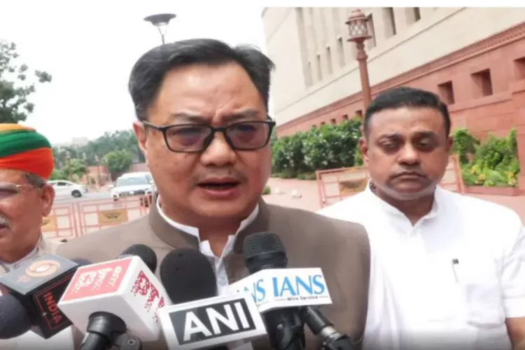 Union Parliamentary Affairs Minister Kiren Rijiju 