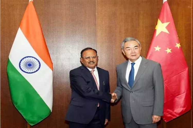 National Security Advisor Ajit Doval and Chinese Foreign Minister Wang Yi.