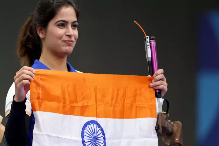 Double Olympic medal-winning shooter Manu Bhaker 