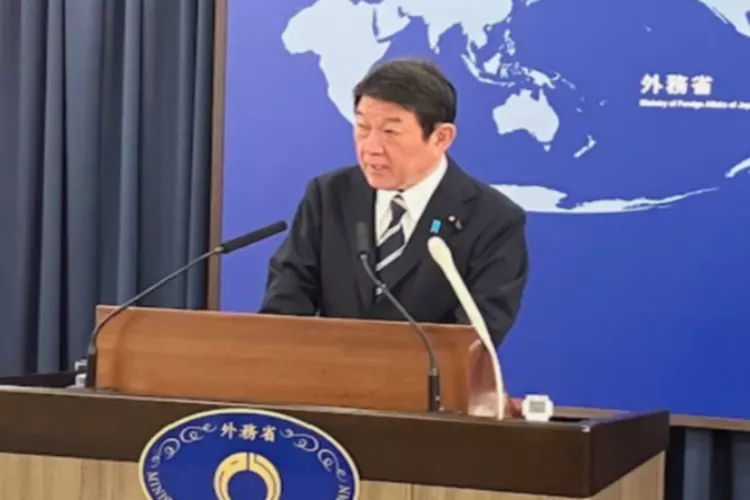 Japan Foreign Affairs Minister Toshimitsu Motegi 