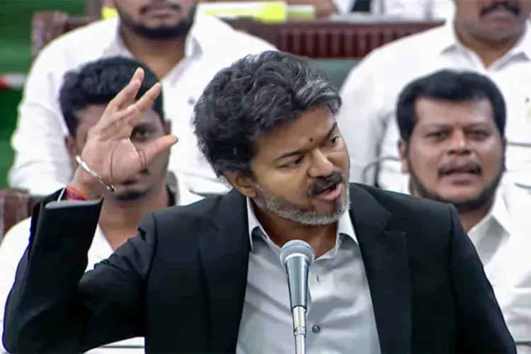 TVK supremo and Chief Minister C Joseph Vijay