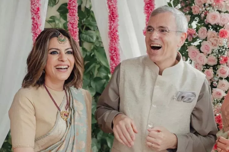 Nidhi Razdan and Omar Abdullah